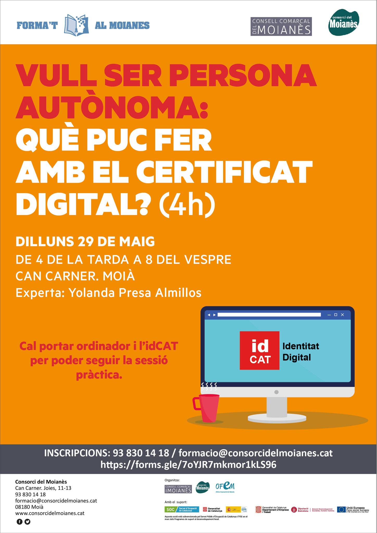 Vull ser persona autònoma: què puc fer amb el certificat digital?