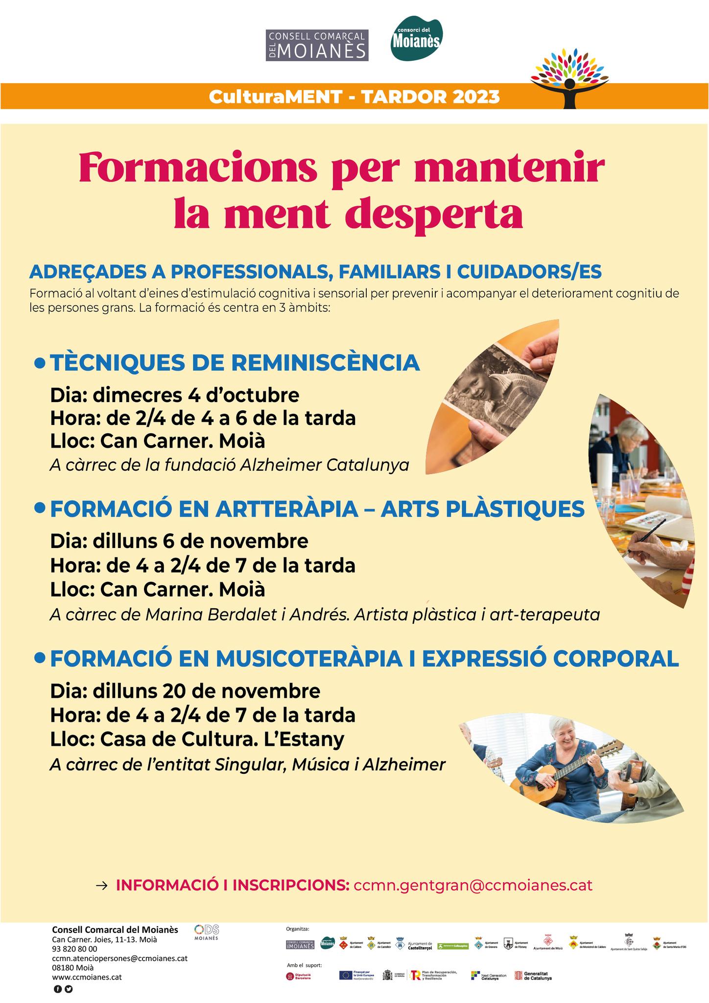 Formacions CulturaMENT'23