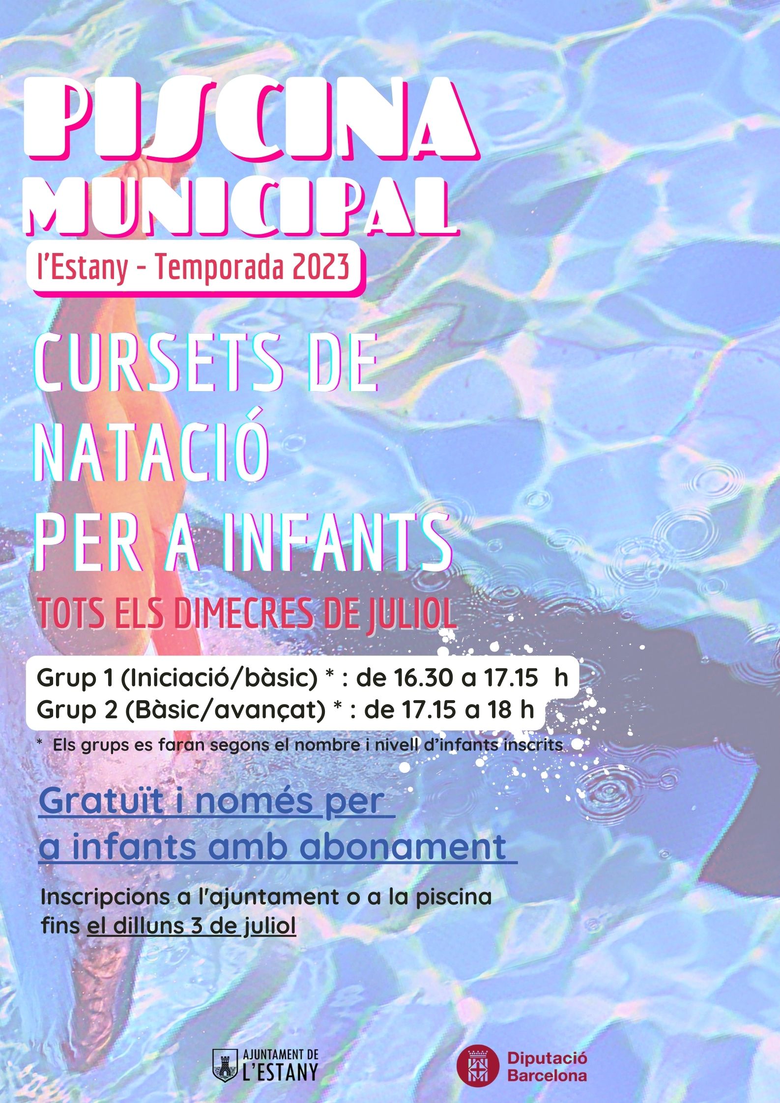 CURSETS DE NATACIÓ