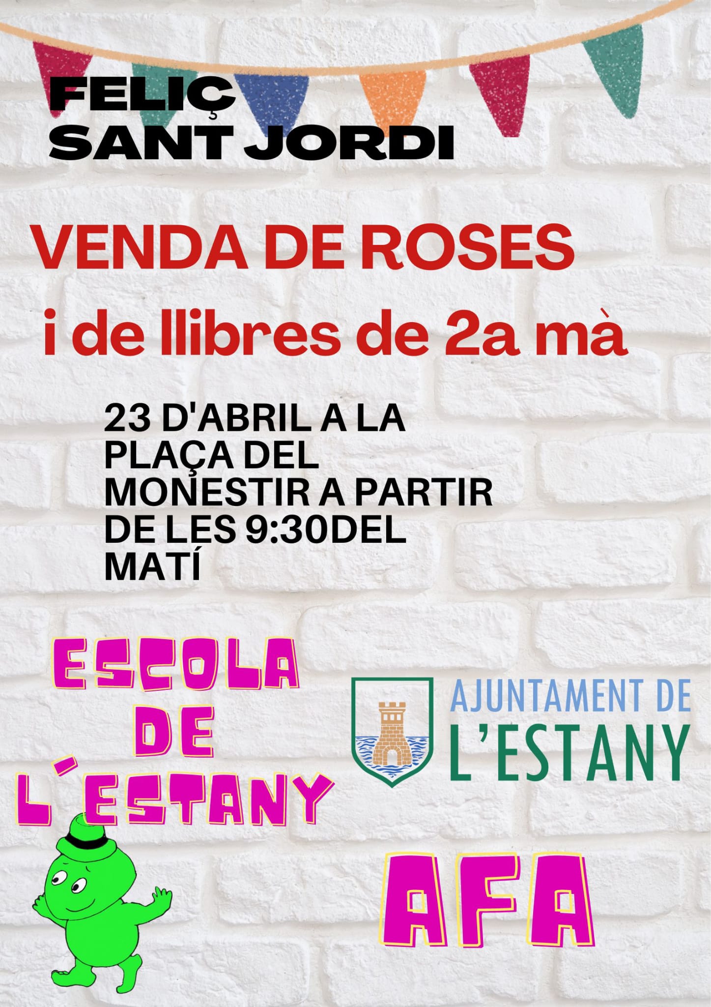 VENDA DE ROSES PER SANT JORDI