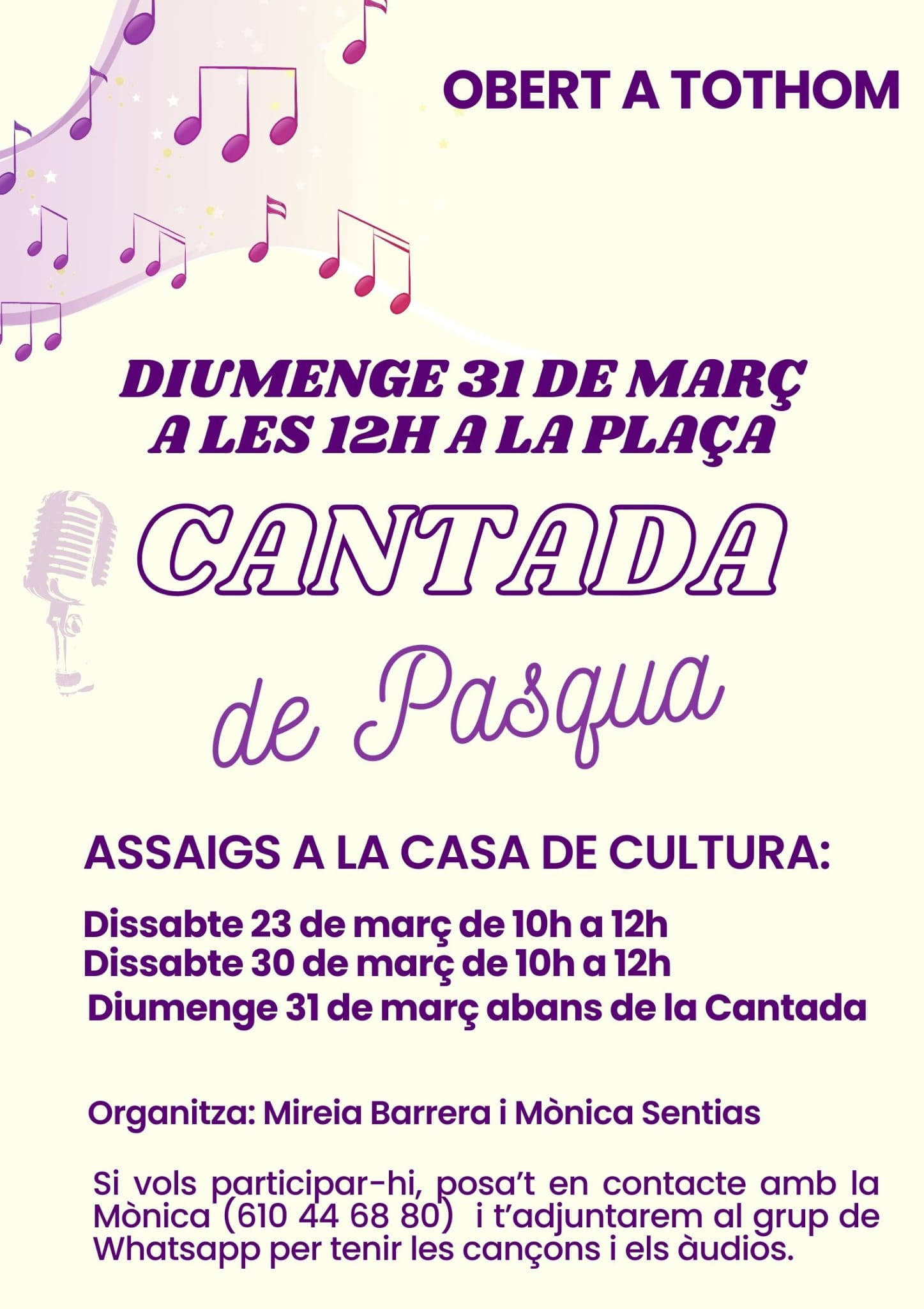 Cantada de Pasqua