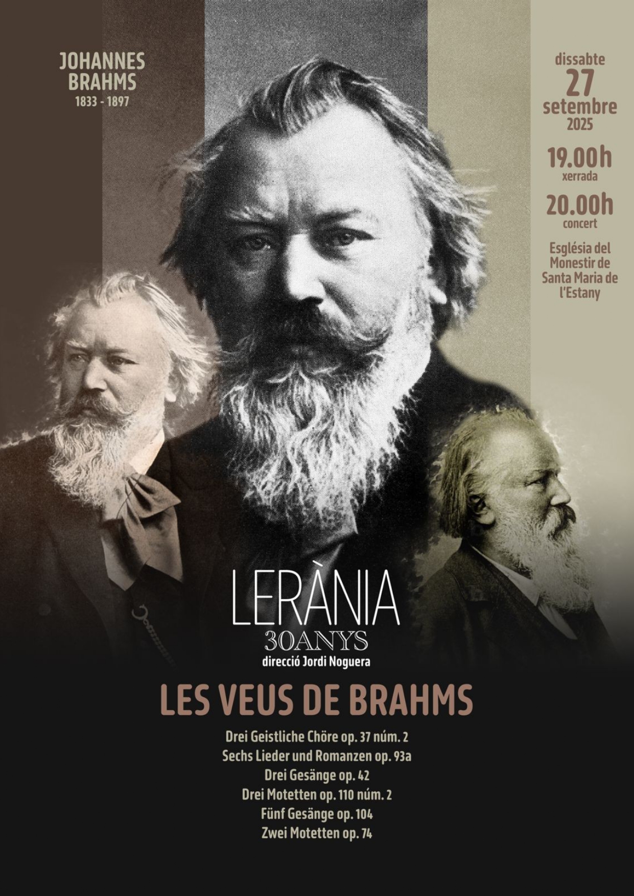 Concert del cor Lerània - Les veus de Brahms