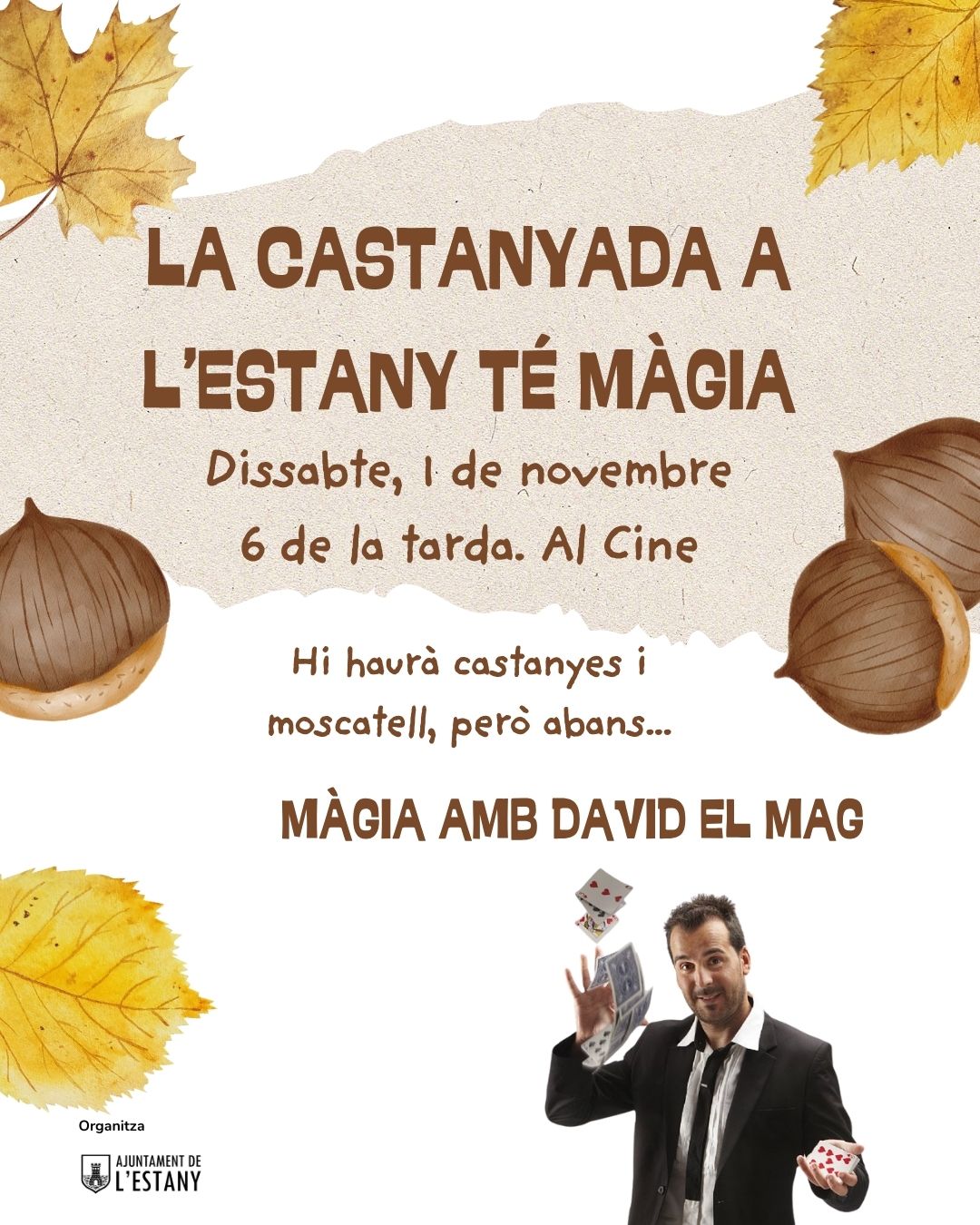 Castanyada amb David el Mag