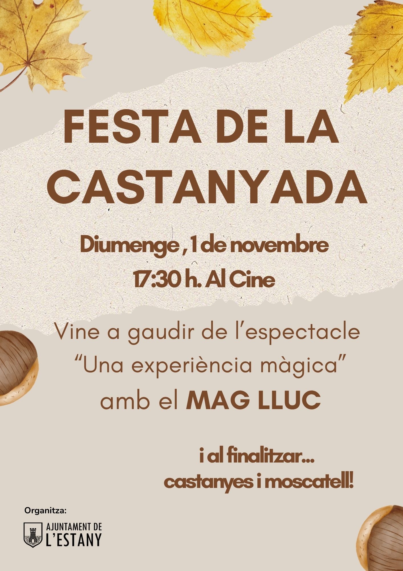Festa de la Castanyada amb el Mag Lluc