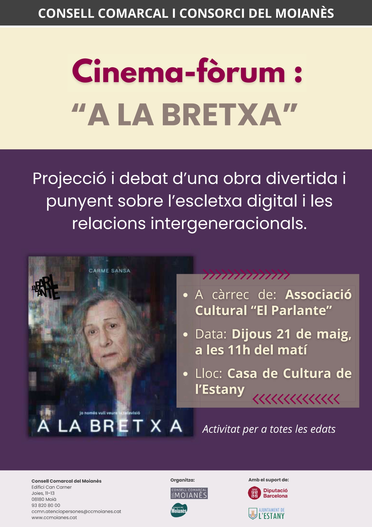 Cinema-f&ograve;rum: 'A la bretxa'