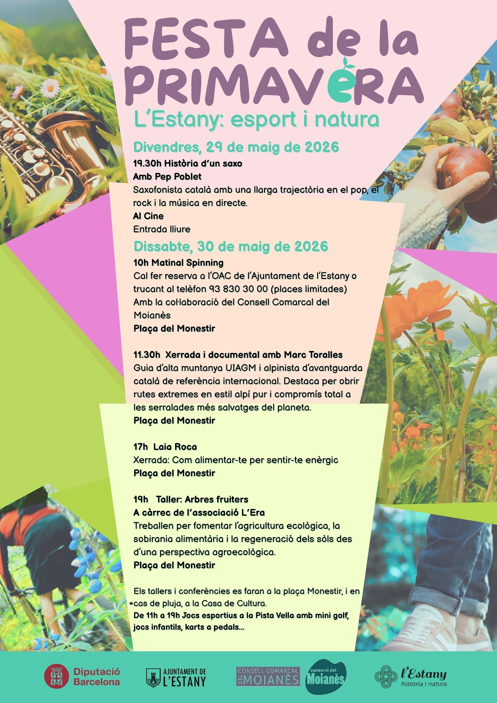 Festa de la Primavera 2026. L'Estany: esport i natura